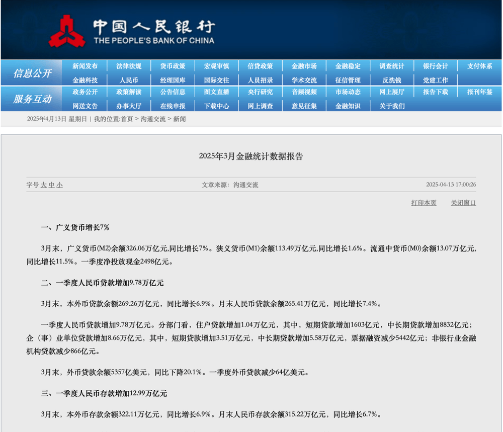央行：社会融资成本处历史低位