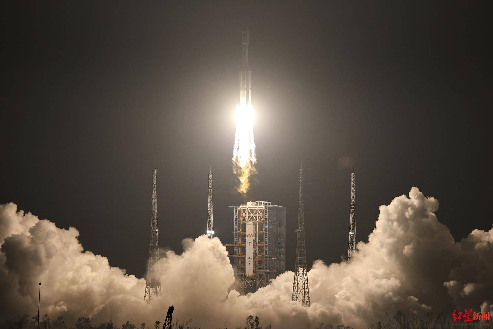 天舟九号货运飞船发射任务取得圆满成功