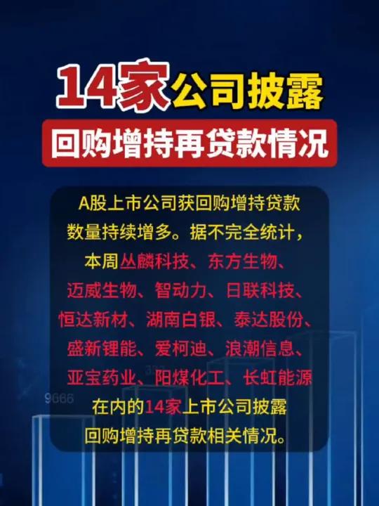 A股公司年内披露441单回购增持贷款项目