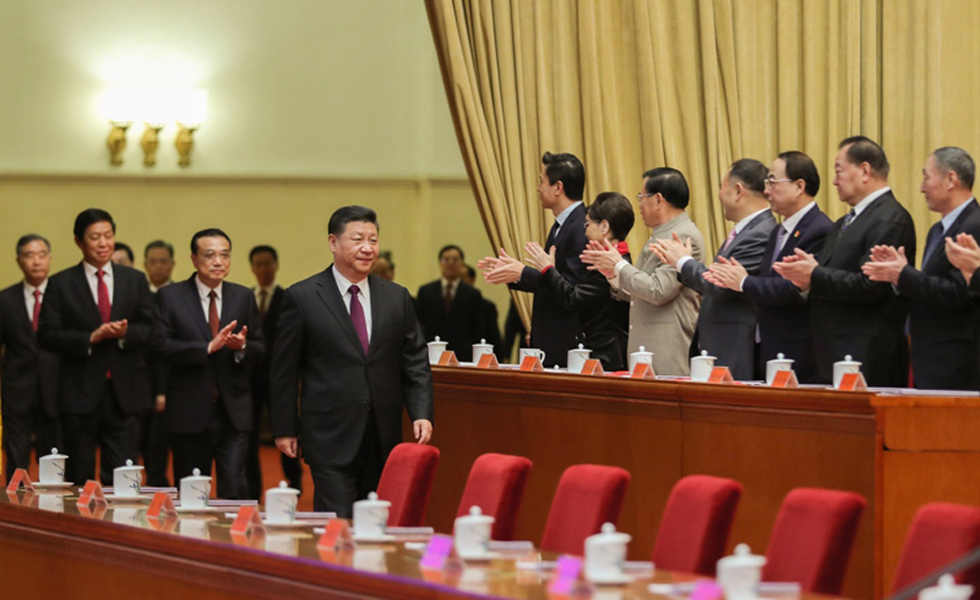 西藏自治区成立60周年庆祝大会隆重举行 习近平出席大会