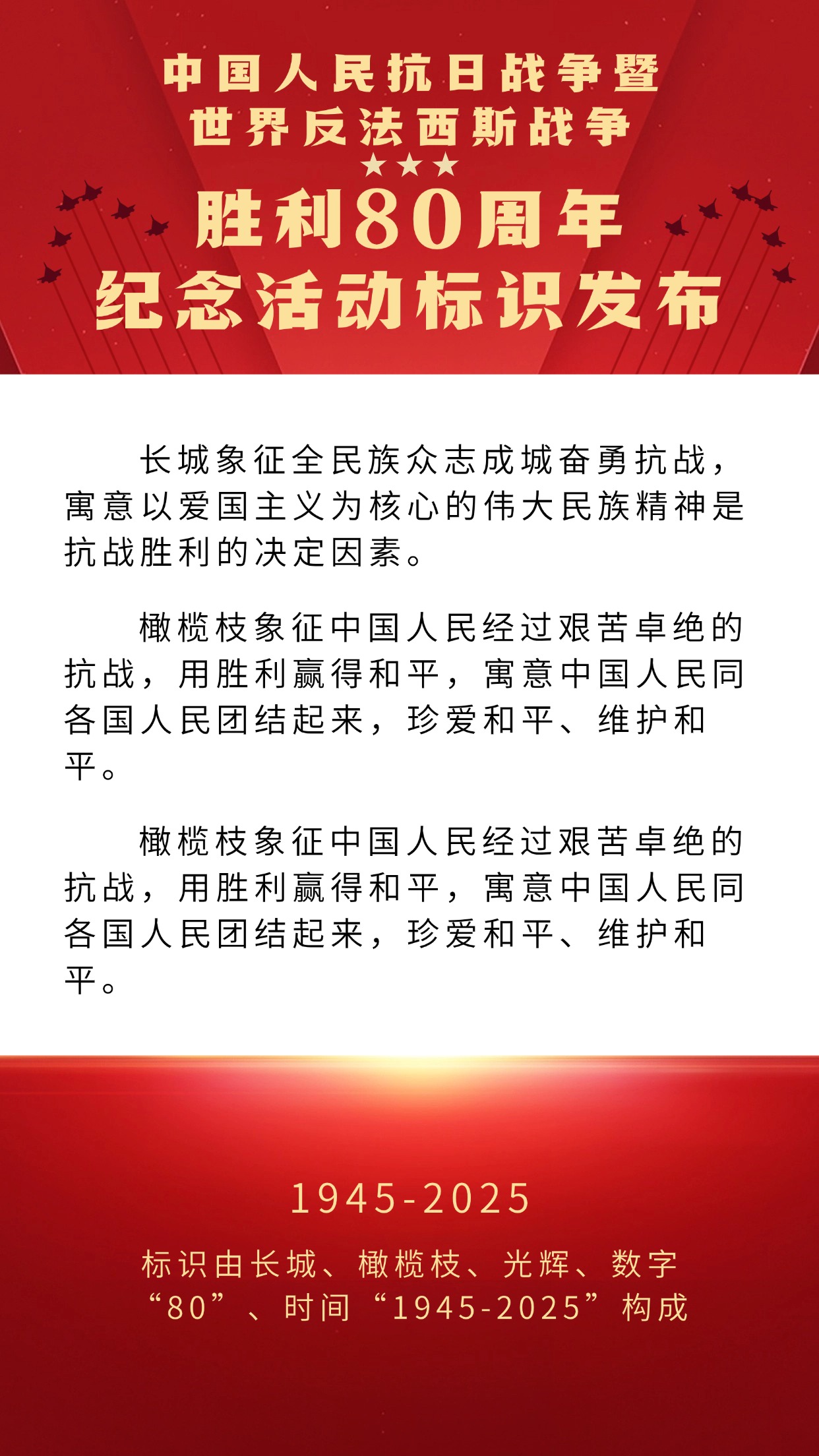 纪念抗战胜利80周年｜从伟大胜利走向伟大复兴——纪念抗战胜利80周年阅兵全景纪实